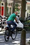 Amsterdam 21 juli 2017 
Maarten Spanjer op de fiets