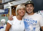 Amsterdam 15 juli 2017
Frits Huffnagel viert zijn 50e verjaardag. Margriet Zegers met zoon