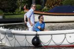 Amsterdam / Ouderkerk aan de Amstel 21 juli 2017
Jort Kelder en Mark Rutte varen met sloep/boot van Jort over de Amstel.