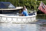 Amsterdam / Ouderkerk aan de Amstel 21 juli 2017
Jort Kelder en Mark Rutte varen met sloep/boot van Jort over de Amstel.