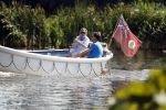 Amsterdam / Ouderkerk aan de Amstel 21 juli 2017
Jort Kelder en Mark Rutte varen met sloep/boot van Jort over de Amstel.