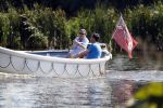 Amsterdam / Ouderkerk aan de Amstel 21 juli 2017
Jort Kelder en Mark Rutte varen met sloep/boot van Jort over de Amstel.