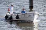 Amsterdam / Ouderkerk aan de Amstel 21 juli 2017
Jort Kelder en Mark Rutte varen met sloep/boot van Jort over de Amstel.