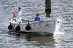 Amsterdam / Ouderkerk aan de Amstel 21 juli 2017
Jort Kelder en Mark Rutte varen met sloep/boot van Jort over de Amstel.