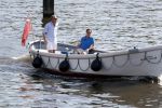 Amsterdam / Ouderkerk aan de Amstel 21 juli 2017
Jort Kelder en Mark Rutte varen met sloep/boot van Jort over de Amstel.