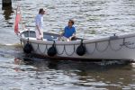 Amsterdam / Ouderkerk aan de Amstel 21 juli 2017
Jort Kelder en Mark Rutte varen met sloep/boot van Jort over de Amstel.
