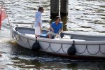 Amsterdam / Ouderkerk aan de Amstel 21 juli 2017
Jort Kelder en Mark Rutte varen met sloep/boot van Jort over de Amstel.
