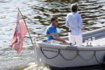 Amsterdam / Ouderkerk aan de Amstel 21 juli 2017
Jort Kelder en Mark Rutte varen met sloep/boot van Jort over de Amstel.