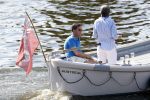 Amsterdam / Ouderkerk aan de Amstel 21 juli 2017
Jort Kelder en Mark Rutte varen met sloep/boot van Jort over de Amstel.