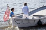 Amsterdam / Ouderkerk aan de Amstel 21 juli 2017
Jort Kelder en Mark Rutte varen met sloep/boot van Jort over de Amstel.
