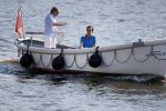 Amsterdam / Ouderkerk aan de Amstel 21 juli 2017
Jort Kelder en Mark Rutte varen met sloep/boot van Jort over de Amstel.