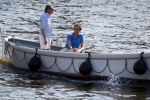 Amsterdam / Ouderkerk aan de Amstel 21 juli 2017
Jort Kelder en Mark Rutte varen met sloep/boot van Jort over de Amstel.