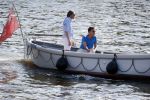 Amsterdam / Ouderkerk aan de Amstel 21 juli 2017
Jort Kelder en Mark Rutte varen met sloep/boot van Jort over de Amstel.