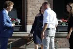 Leiden 2 juli 2017 
Jochem Myjer en zijn vriendin Marloes Novan vieren de 40e verjaardag van Jochem met familie en vrienden.