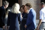 Leiden 2 juli 2017 
Jochem Myjer en zijn vriendin Marloes Novan vieren de 40e verjaardag van Jochem met familie en vrienden.