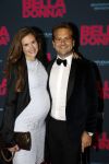 Amsterdam 11 september 2017
Premiere Bella Donna's in pathe arena. een zwangere Marly v d Velden met partner