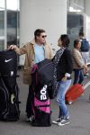 Schiphol 26 juli 2017
Martijn Krabbe en zijn vriendin Noi pakon vertrekken op vakantie naar Mauritius