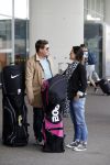Schiphol 26 juli 2017
Martijn Krabbe en zijn vriendin Noi pakon vertrekken op vakantie naar Mauritius