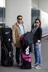 Schiphol 26 juli 2017
Martijn Krabbe en zijn vriendin Noi pakon vertrekken op vakantie naar Mauritius