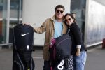 Schiphol 26 juli 2017
Martijn Krabbe en zijn vriendin Noi pakon vertrekken op vakantie naar Mauritius