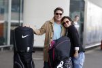 Schiphol 26 juli 2017
Martijn Krabbe en zijn vriendin Noi pakon vertrekken op vakantie naar Mauritius