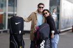 Schiphol 26 juli 2017
Martijn Krabbe en zijn vriendin Noi pakon vertrekken op vakantie naar Mauritius