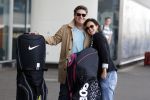 Schiphol 26 juli 2017
Martijn Krabbe en zijn vriendin Noi pakon vertrekken op vakantie naar Mauritius