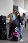 Schiphol 26 juli 2017
Martijn Krabbe en zijn vriendin Noi pakon vertrekken op vakantie naar Mauritius