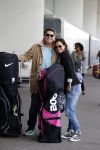Schiphol 26 juli 2017
Martijn Krabbe en zijn vriendin Noi pakon vertrekken op vakantie naar Mauritius