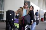 Schiphol 26 juli 2017
Martijn Krabbe en zijn vriendin Noi pakon vertrekken op vakantie naar Mauritius