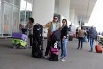 Schiphol 26 juli 2017
Martijn Krabbe en zijn vriendin Noi pakon vertrekken op vakantie naar Mauritius