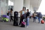 Schiphol 26 juli 2017
Martijn Krabbe en zijn vriendin Noi pakon vertrekken op vakantie naar Mauritius