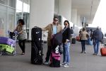Schiphol 26 juli 2017
Martijn Krabbe en zijn vriendin Noi pakon vertrekken op vakantie naar Mauritius