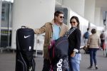 Schiphol 26 juli 2017
Martijn Krabbe en zijn vriendin Noi pakon vertrekken op vakantie naar Mauritius