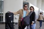 Schiphol 26 juli 2017
Martijn Krabbe en zijn vriendin Noi pakon vertrekken op vakantie naar Mauritius