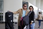 Schiphol 26 juli 2017
Martijn Krabbe en zijn vriendin Noi pakon vertrekken op vakantie naar Mauritius
