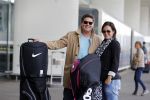 Schiphol 26 juli 2017
Martijn Krabbe en zijn vriendin Noi pakon vertrekken op vakantie naar Mauritius