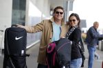 Schiphol 26 juli 2017
Martijn Krabbe en zijn vriendin Noi pakon vertrekken op vakantie naar Mauritius
