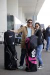 Schiphol 26 juli 2017
Martijn Krabbe en zijn vriendin Noi pakon vertrekken op vakantie naar Mauritius