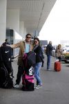 Schiphol 26 juli 2017
Martijn Krabbe en zijn vriendin Noi pakon vertrekken op vakantie naar Mauritius