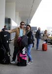 Schiphol 26 juli 2017
Martijn Krabbe en zijn vriendin Noi pakon vertrekken op vakantie naar Mauritius