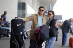 Schiphol 26 juli 2017
Martijn Krabbe en zijn vriendin Noi pakon vertrekken op vakantie naar Mauritius