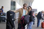 Schiphol 26 juli 2017
Martijn Krabbe en zijn vriendin Noi pakon vertrekken op vakantie naar Mauritius