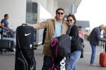 Schiphol 26 juli 2017
Martijn Krabbe en zijn vriendin Noi pakon vertrekken op vakantie naar Mauritius