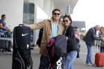 Schiphol 26 juli 2017
Martijn Krabbe en zijn vriendin Noi pakon vertrekken op vakantie naar Mauritius