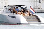 ibiza 15 augustus 2017
Jos Verstappen neemt zijn nieuwe vriendin de braziliaanse Amanda Sodre mee varen op een Wajer Yacht/boot . Zijn zoon Max en dochter Victoria Verstappen zijn er ook bij. Max heeft meerdere vrienden bij waaronder Mark Cox Dave Blom en Sander de Jonge.