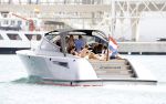 ibiza 15 augustus 2017
Jos Verstappen neemt zijn nieuwe vriendin de braziliaanse Amanda Sodre mee varen op een Wajer Yacht/boot . Zijn zoon Max en dochter Victoria Verstappen zijn er ook bij. Max heeft meerdere vrienden bij waaronder Mark Cox Dave Blom en Sander de Jonge.