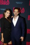 Amsterdam 11 september 2017
Premiere Bella Donna's in pathe arena. Nathan Moszcowicz met vriendin Nadeche de Zwart