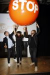 Amsterdam 8 september 2017
Presentatie 3 ambassadeurs die dit jaar gaan stoppen met roken met Stoptober, namelijk zanger Nielson, zakenvrouw Olcay Gulsen en radio-DJ Koen Hansen in Vondel CS