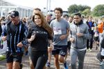 Amsterdam 9 september 2017
Edwin Evers staat op Run van radio 538 bij het Science park. Olcay Gulsen met vriend Frans